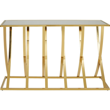 Interiors by Premier Chrome Finish Console Table, Elegant Design Modern Console Table, Functional And Sleek Hallway Table (1/5)
