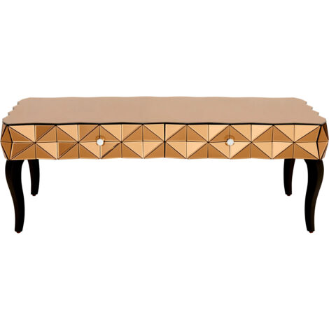 Interiors by PremierDistinctive Design Copper Coffee Table, Contemporary Stylish Coffee Table, Functional Decorative Coffee Table (1/5)