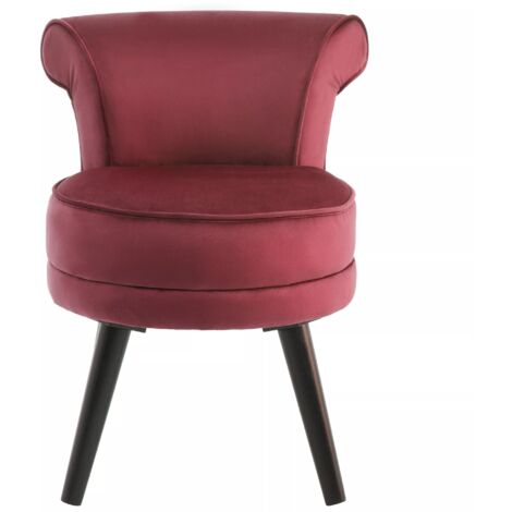 Interiors by Premier Wine Velvet Chair, Enchanting Sleep Swivel chair ...