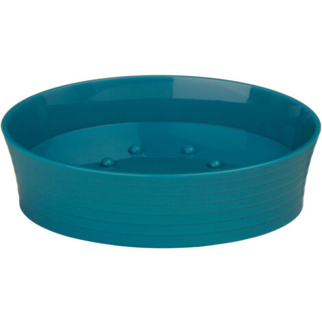 Premier Housewares Turquoise Plastic Soap Dish (1/2)