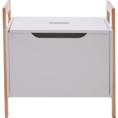 Interiors by Premier Storage Box, Durable Construction Storage Box With Lid, Modern Design White Storage Box, Compact Small Box (1/5)