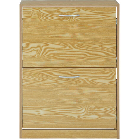 Premier Housewares 2 Tier Shoe Cabinet (1/5)