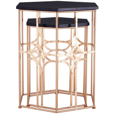 Premier Housewares Lexa Side Tables - Set of 2