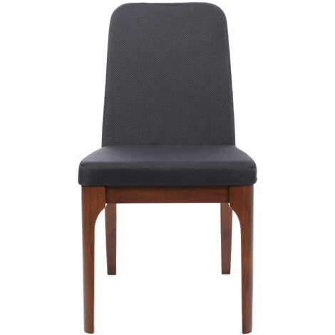 Premier Housewares Charcoal Woven Mesh Dining Chair