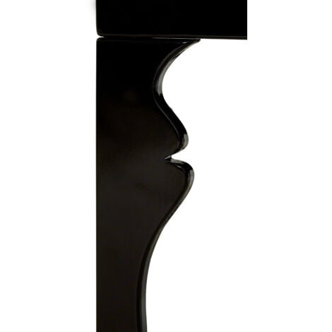 Interiors by Premier High Gloss Black Coffee Table, Black Wood Coffee Table, Rectangular Coffee Table, Stylish Coffee Table