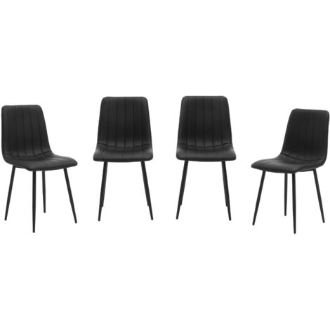 Black stackable deals dining chairs