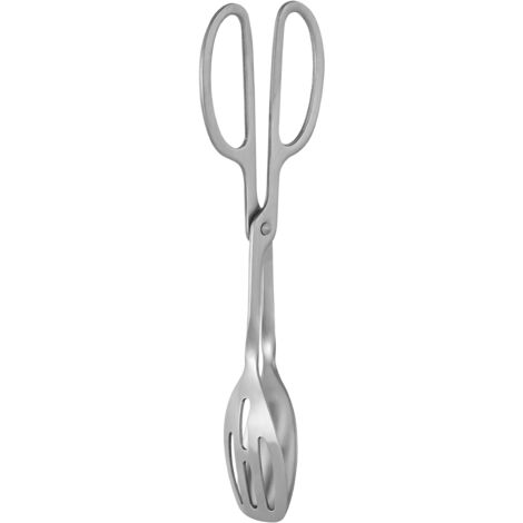 Premier Housewares Kitchen Tongs For Cooking Light Blue BBQ / Food Tongs For Salad Serving Stainless Steel Food Tong 5 x 25 x 8 (1/2)