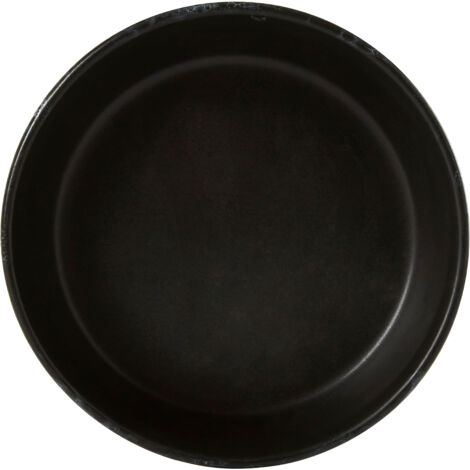 Interiors By Premier Pattrened Black Faux Marble Bowl,Stoneware Bowl With White Veining,Perfect For Serving, Dipping, or Mixing