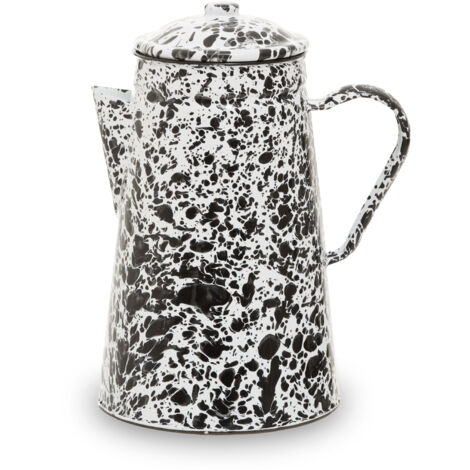 Black and shop white kettle