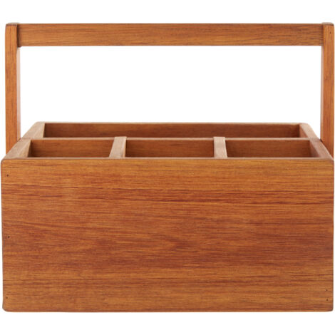 Interiors by Premier Robust Cutlery Storage Caddy, Eco Friendly Cutlery Storage For Kitchen, Versatile Acacia Wooden Caddy (1/5)