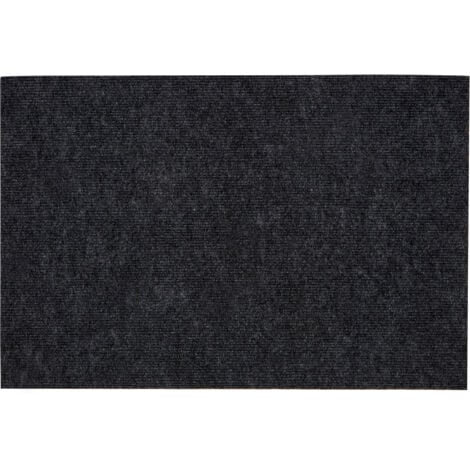 Premier Housewares Dark Grey Door Mat / Non Slip Floor Mat Indoor and ...