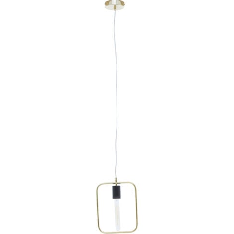 Premier Housewares Chandelier Ceiling Light Black And Gold