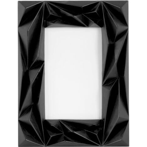 Premier Housewares Black Photo Frame / Frames Geometric Design Picture ...