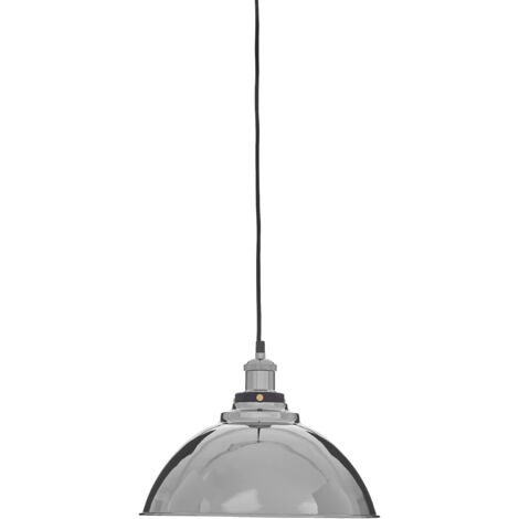 Premier Housewares Ceiling Lights Black Finish Round Shape Pendant Light Antique Ceiling Lighting Contemporary Pendant Hanging Lighting For Ceiling w33 x d33 x h172cm (1/3)