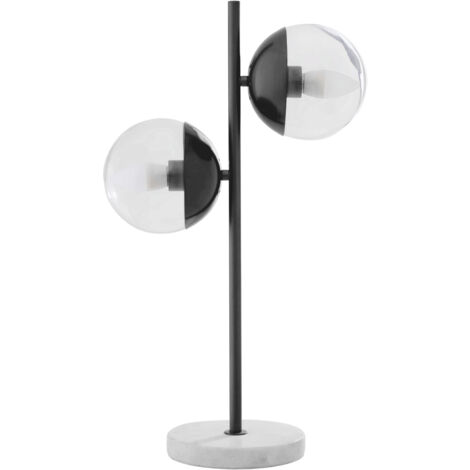 Interiors by Premier Handcrafted Black Finish Metal Table Lamp, Minimalist Design Bedside Lamp, Versatile Lamp On A Table (1/5)