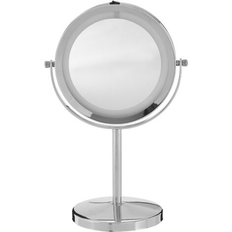 Premier Housewares Clara Chrome Plated LED Mirror (1/5)