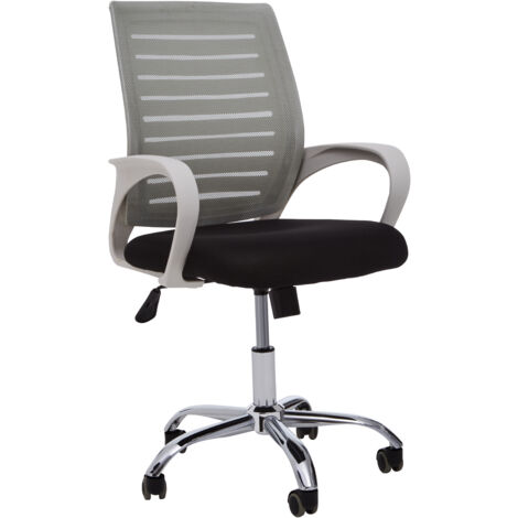 Premier Housewares Grey Home Office Chair (1/5)