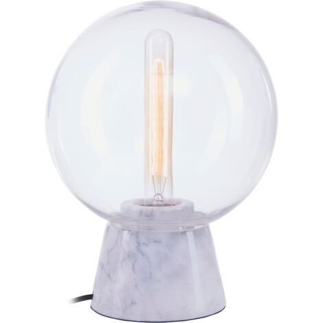 Marble shop globe lamp