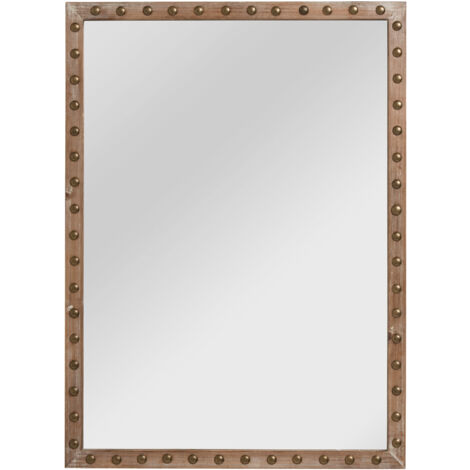 Premier Housewares Tribeca Wall Mirror with Stud Detail (1/2)