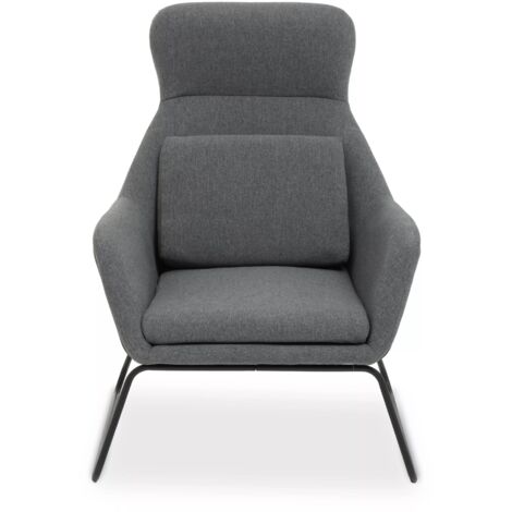 Interiors by Premier Grey Fabric Chair, Easy Care Fabric Chair, Indoor Dining with Fabric Dinner Armchair (1/5)