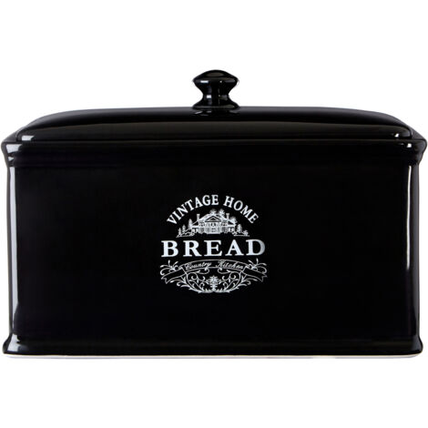 Premier Housewares Vintage Home Black Edition Bread Box (1/5)