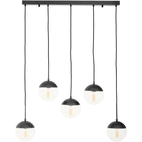 Premier Housewares Revive Clear Glass Shades Pendant Light (1/5)