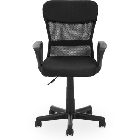 Premier Housewares Stratford Black and Dark Grey Office Chair (1/5)