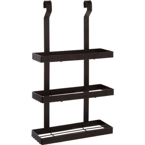Premier Housewares Sorello Matte Black Three Level Hanging Rack (1/5)
