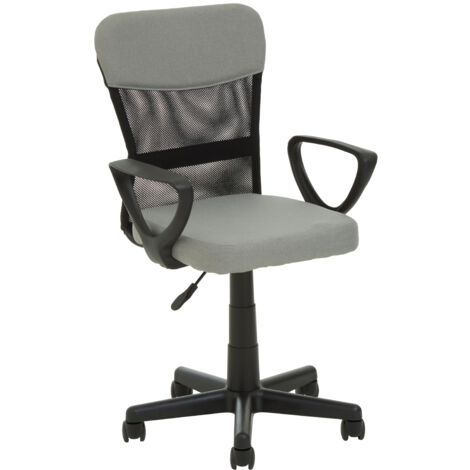Premier Housewares Stratford Black and Grey Home Office Chair (1/5)