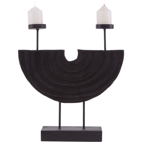 Interiors by Premier Handcrafted 2 Candle Holder, Versatile Candle Stick Holders, Candle Stand Holder, Stylish Candle Base