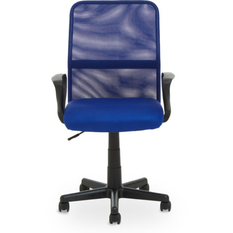 Premier Housewares Stratford Dark Blue Home Office Chair (1/5)