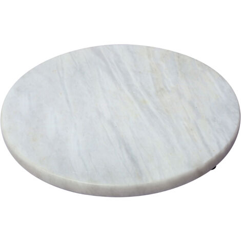 Interiors by Premier Ziarat Sunny Round Chopping Board, Non-Slip Marble Chopping Board, Easy to Clean Small Chopping Board