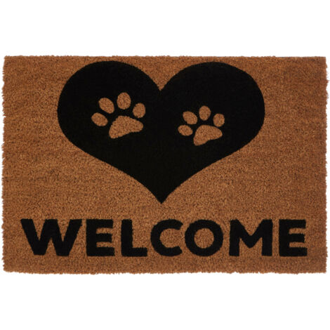 Premier Housewares Paw Heart Doormat (1/4)