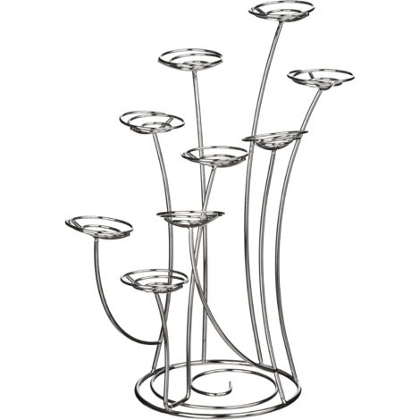 Premier Housewares Chrome 9 Cup Cake Stand (1/3)