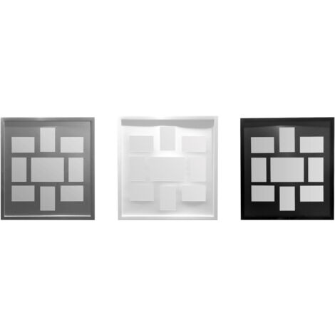 Premier Housewares Black 9 Photo Multi Photo Frame