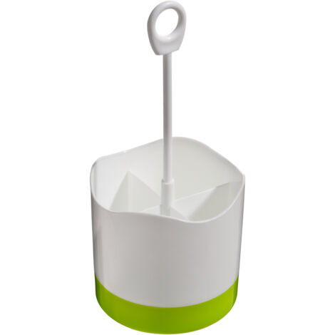 Premier Housewares Lime Green 4 Compartment Cutlery Caddy (1/2)