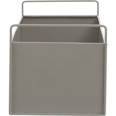 Interiors by Premier Iron Constructed Design Large Grey Plant Box, Minimalist Garden Planter, Versatile Garden Box For Planting