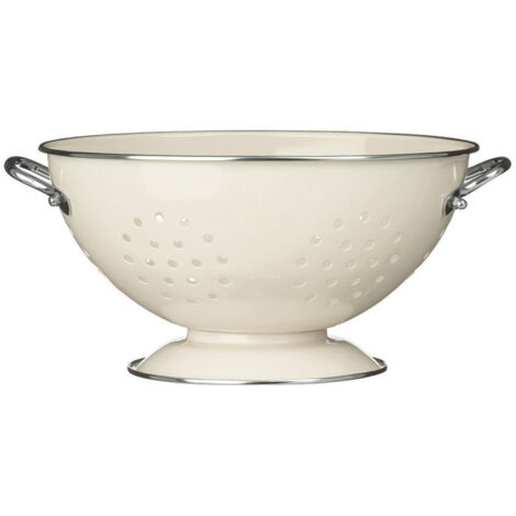 Premier Housewares Cream Enamel Colander (1/5)