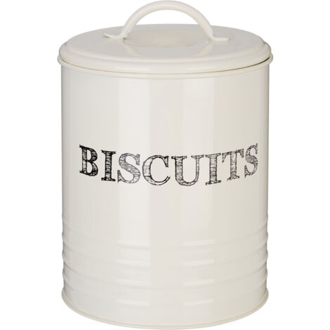 Premier Housewares Liberty Black Enamel Biscuit Canister
