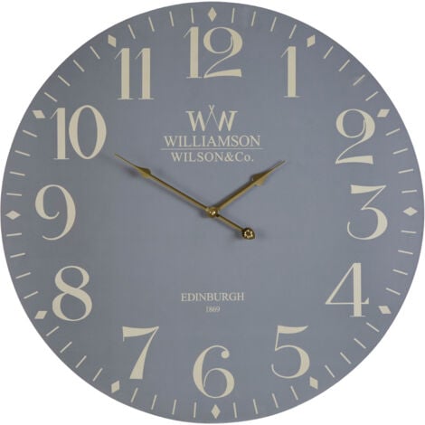 Premier Housewares Classical Grey Wall Clock