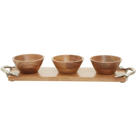Premier Housewares Vine Acacia Wood Serving Dish Set (1/5)