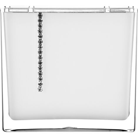 Premier Housewares White Acrylic and Crystal Toothbrush Holder (1/2)