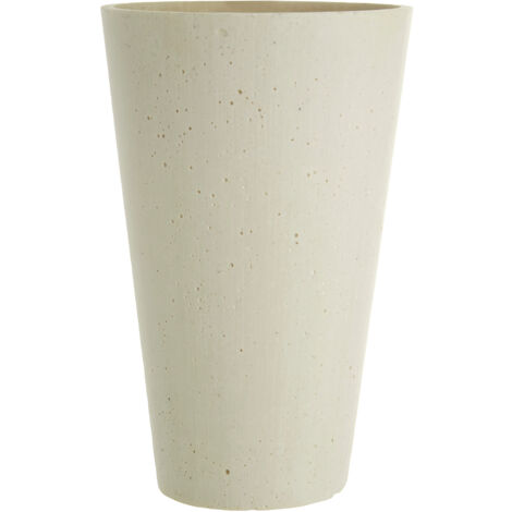Premier Housewares White Polyresin Small Tapered Vase