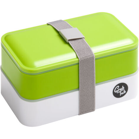Interiors by Premier Organized Green Lunch Box, Leak Proof Tiffin Box, Portable Lunch Container, Comfortable Packed Lunch Box (1/3)