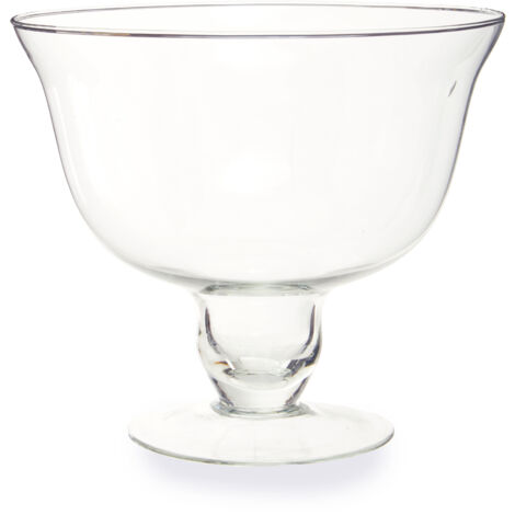 Premier Housewares Ambra Clear Glass Tulip Bowl
