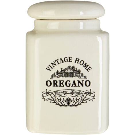 Premier Housewares Vintage Home Spice Jars - Set of 6
