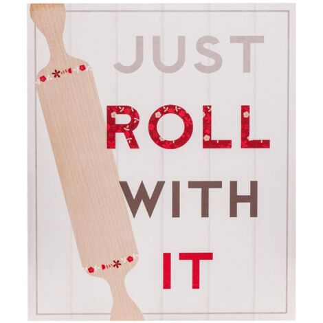 Premier Housewares Just Roll With It Wall Plaque (1/2)