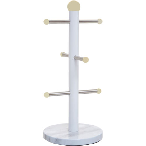 Interiors By Premier Stylish Design Six Cup Mug Tree, Efficient Mug Tree Stand, Durable Constructed Coffee Cup Tree Stand (1/4)