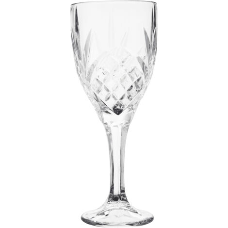 Premier Housewares Setof four Beaufort Crystal Wine Glasses