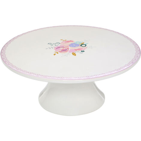Interiors By Premier Elegant Floral Pattern Cake Stand, Durable Cake Stand For Parties, Stable Constructed Cake Display Stand (1/5)
